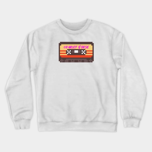 Charley Horse 8bit cassette Crewneck Sweatshirt by terilittleberids